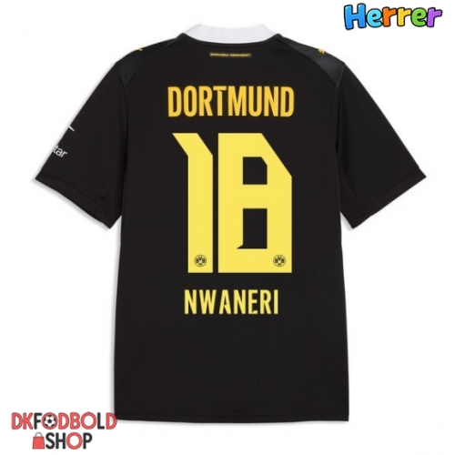 Borussia Dortmund Ethan Nwaneri #18 Udebanetrøje 2026-27 Kort ærmer